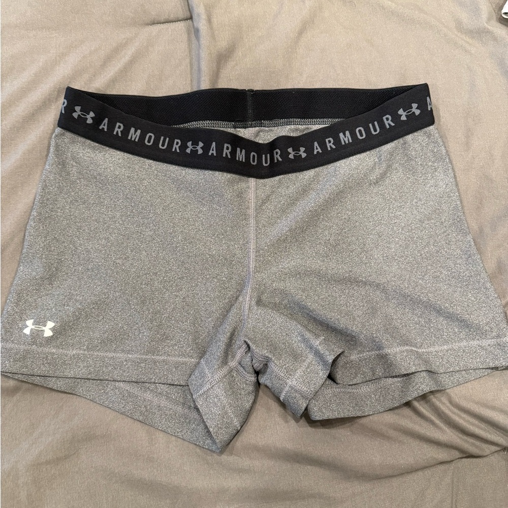 LG Gray and Black Athletic Shorts Moisture-Wicking